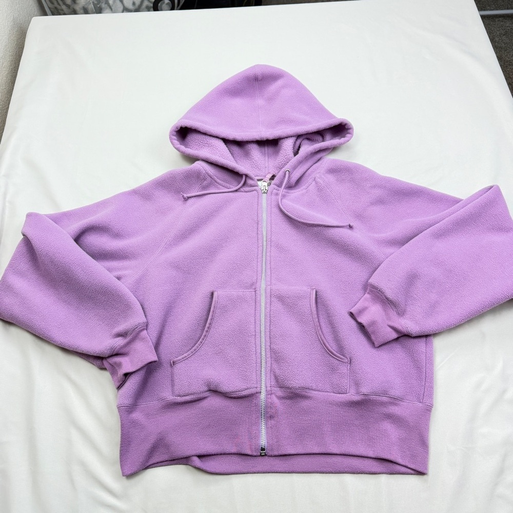 Moda Lavender Fleece Jacket - Picture 2 of 10